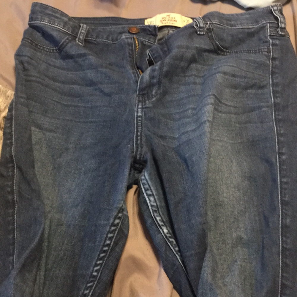 blue jeans from hollister
